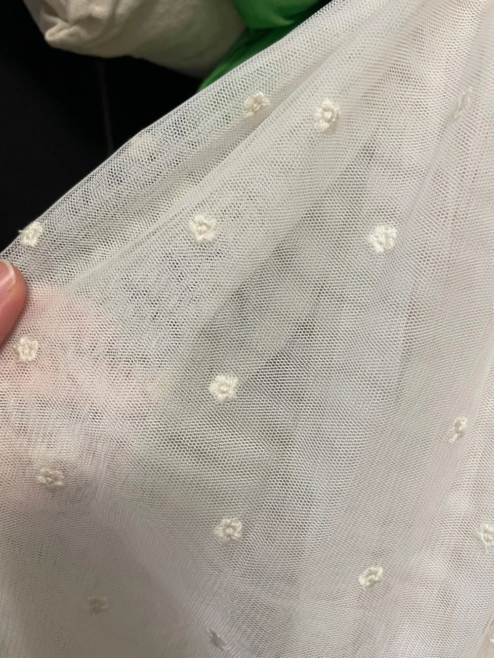 Noralee flower girl tulle ivory dress size 6 - Picture 6 of 7